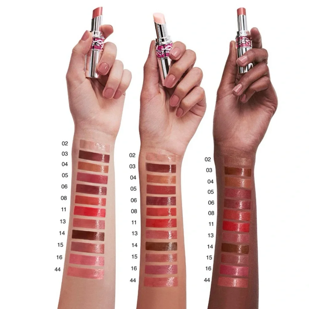 🫦 YSL Loveshine Candy Glaze Lip Gloss Stick - 15 Showcasing Nude - Picture 3 of 8